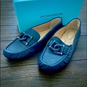 Antonio Melani dark blue flats size 9